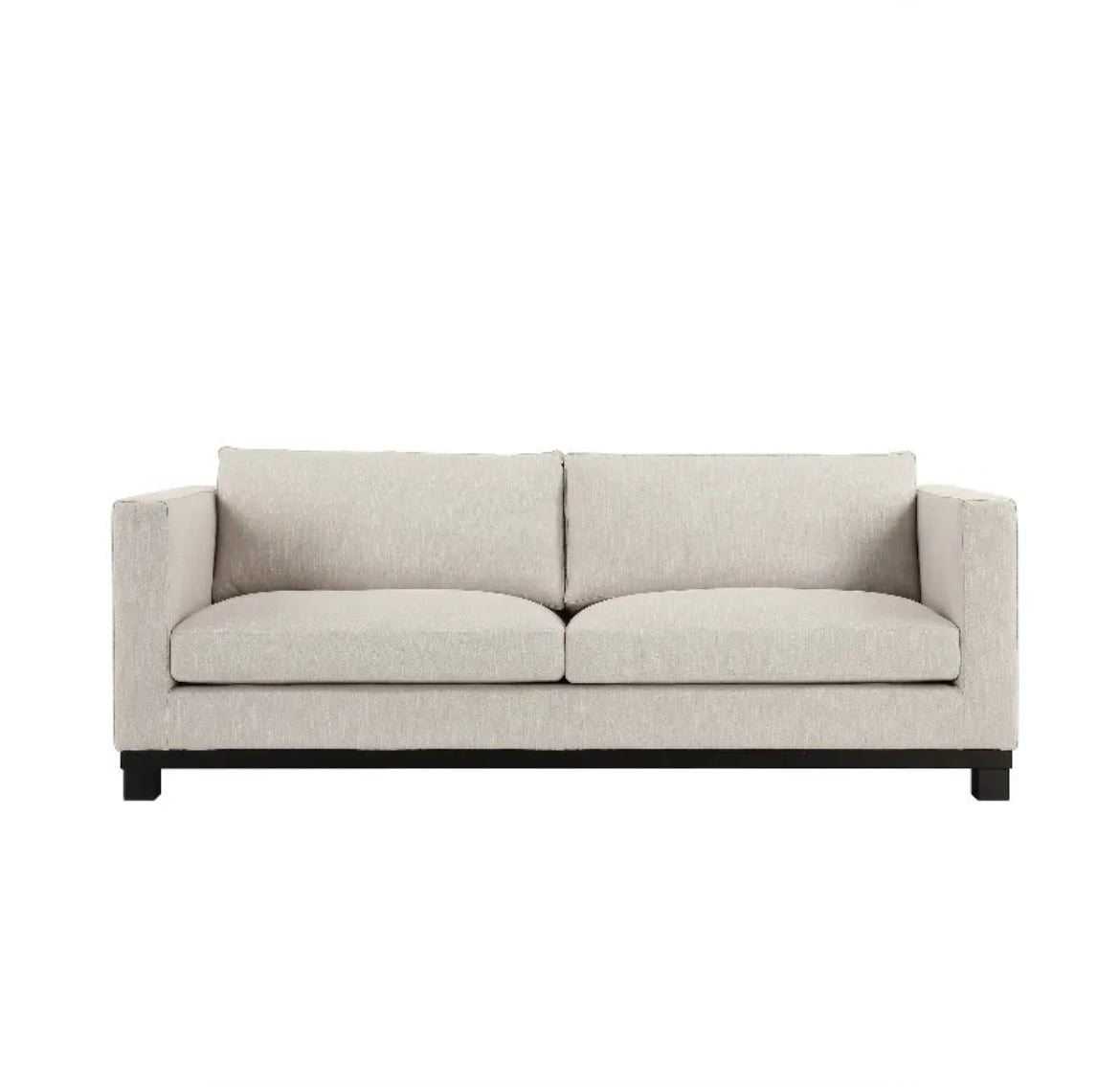 Sofa Chicago B227 D90 H77 stoff Lin Sand