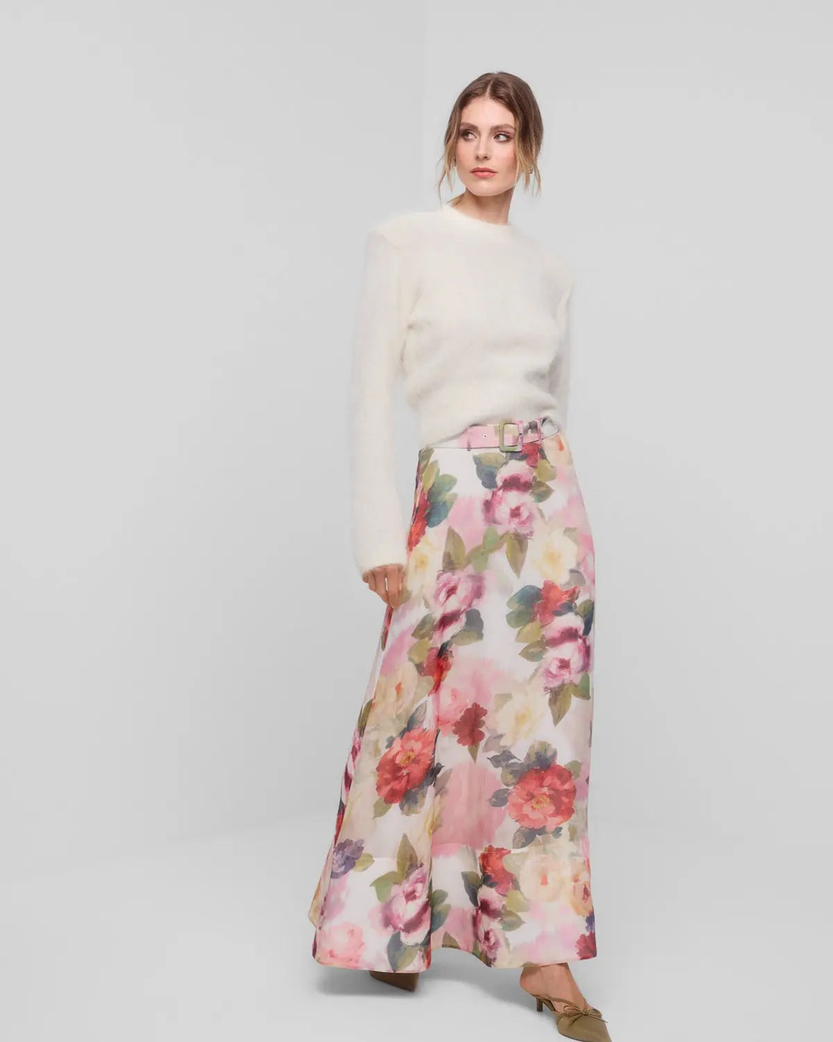 BY TIMO Organza Maxi Skirt