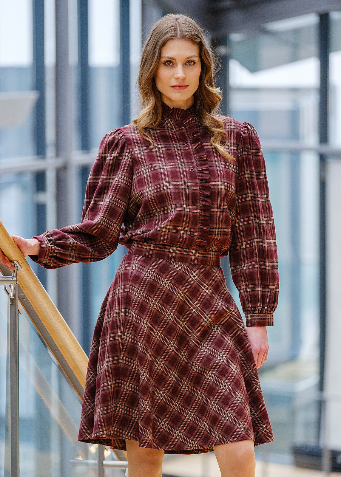 Ane Mone Chatlote blouse, wine