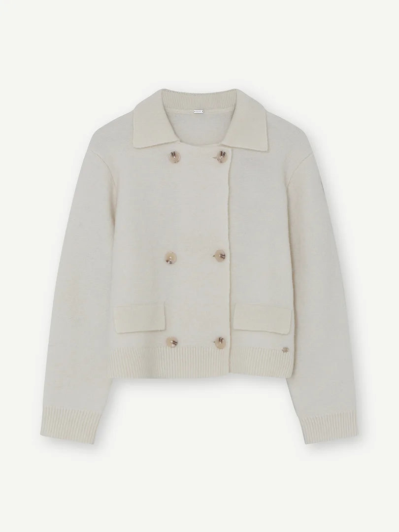 GUSTAV Rosita - Cardi Knit Jacket, Off White
