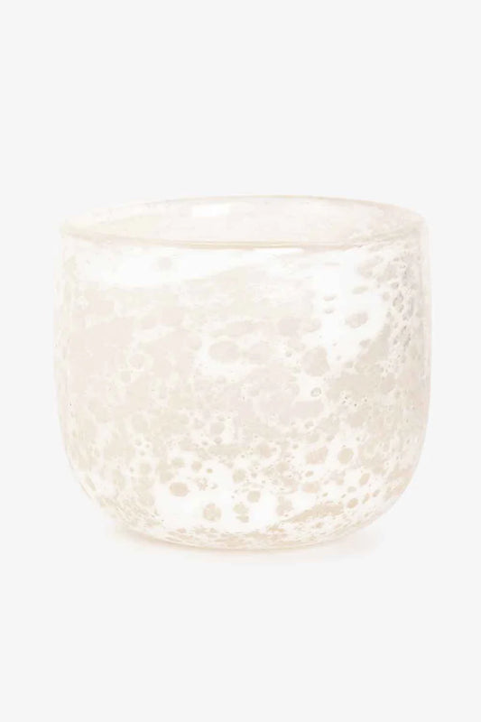 Vase glass, hvit boble