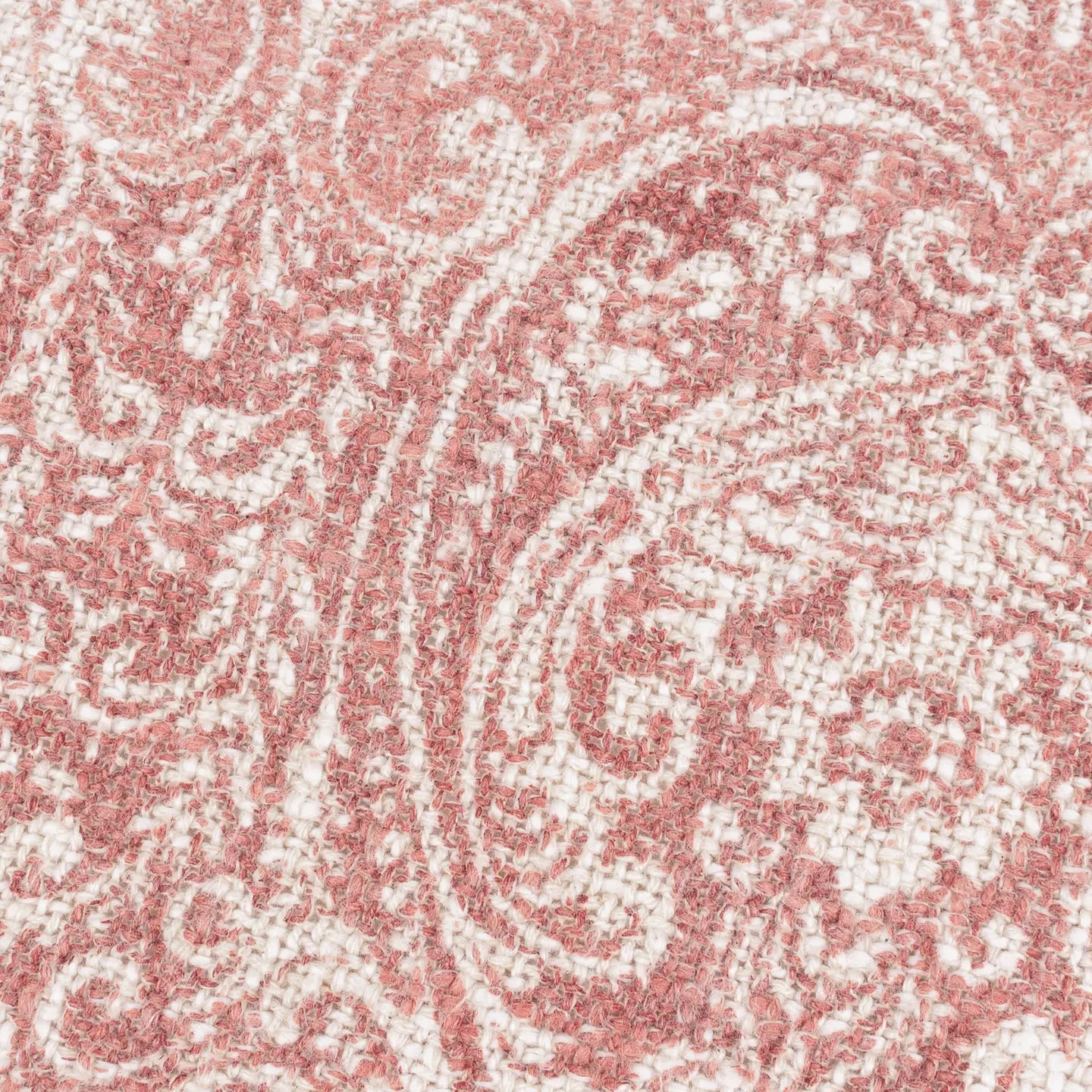 Durelle Damask Fringed Cushion Coral, 50x50