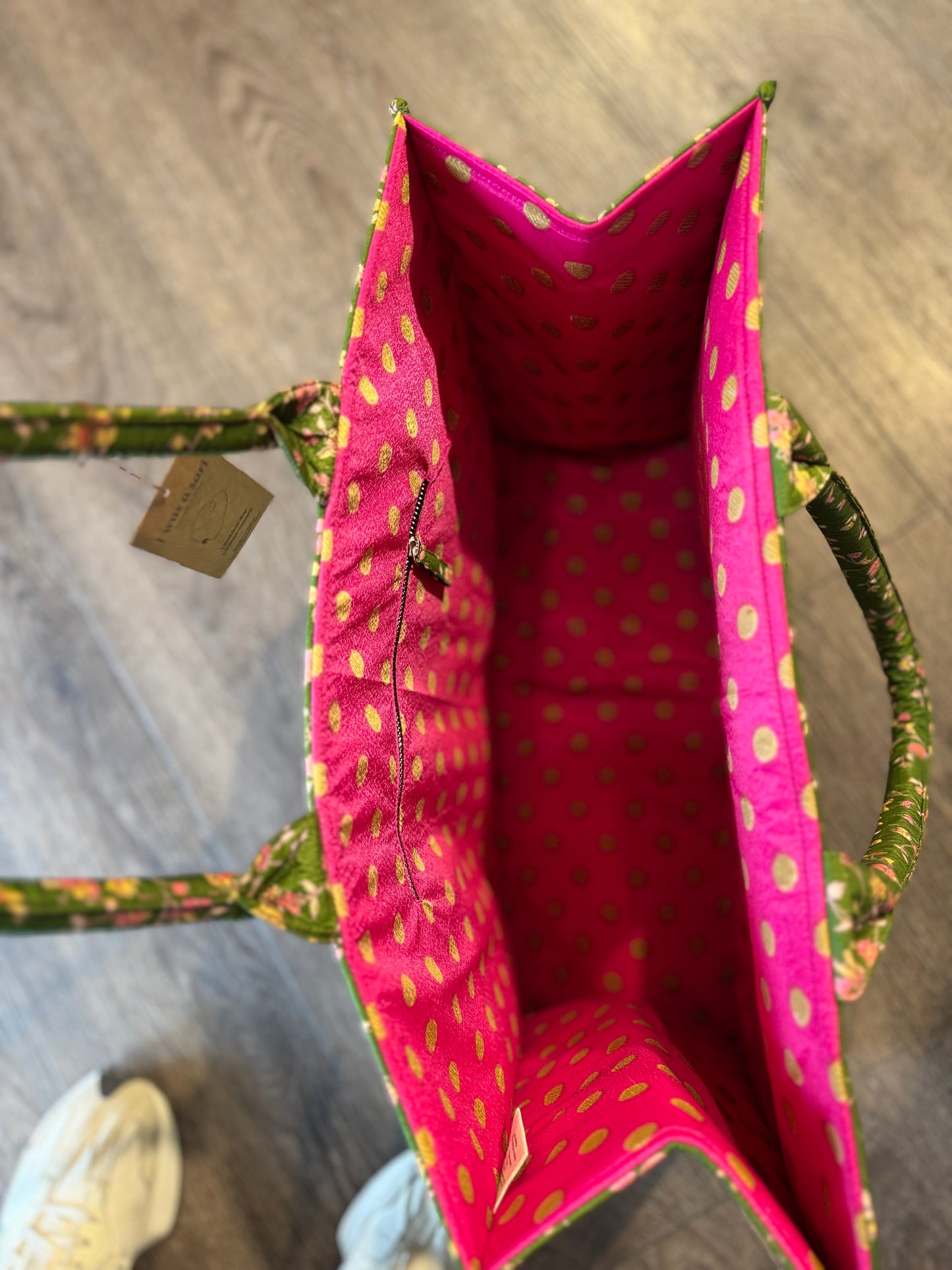 I WAS A SARI tote bag