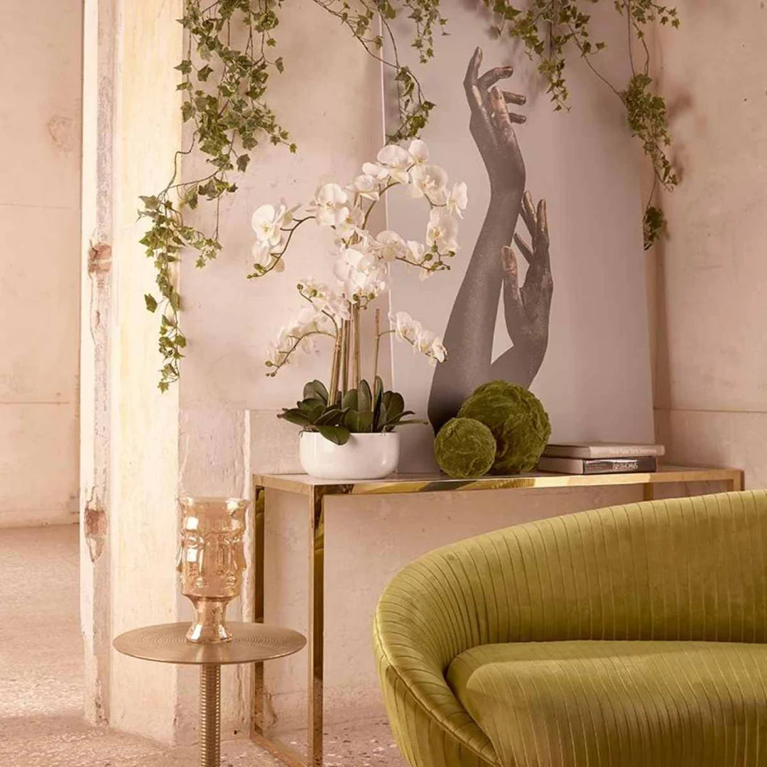 EDG Orkidé m/potte - 64 cm - Hvit