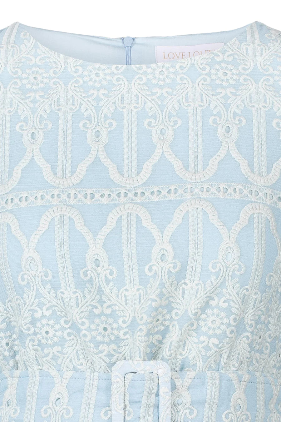 Love Lolita Sutton mini dress, Blue embroidery