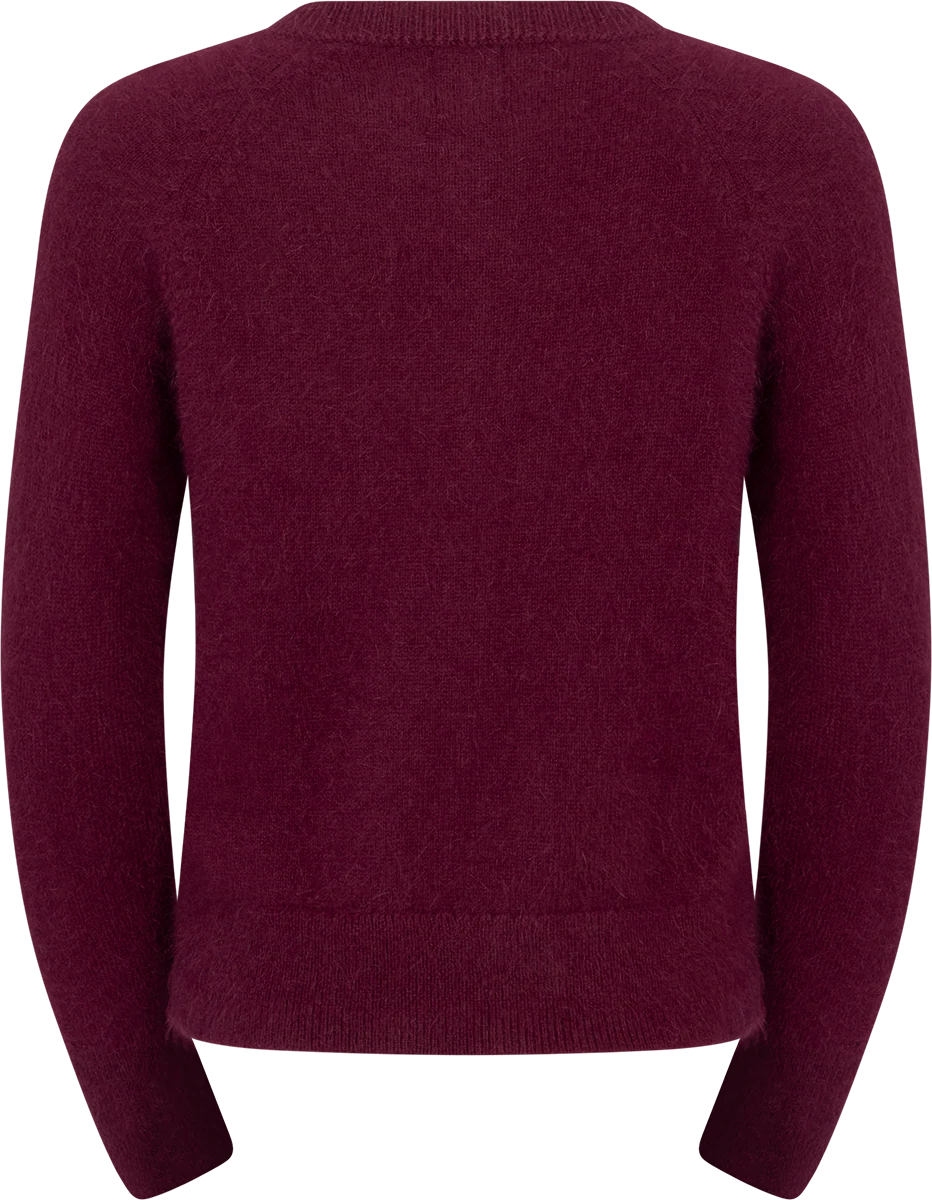 ANE MONE Eva Cardigan, Plum
