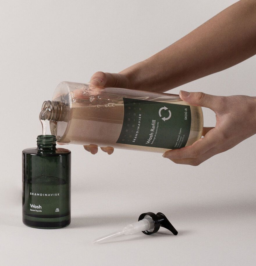 SKANDINAVISK Refill Håndsåpe Skog, 1l