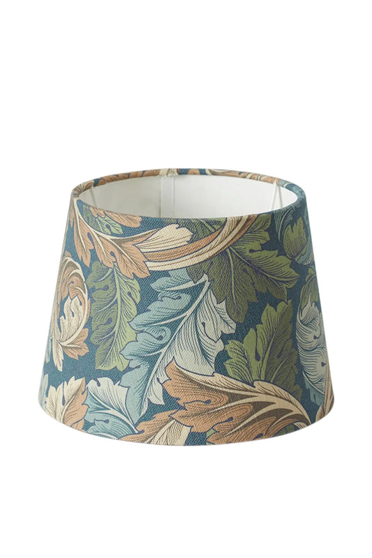 Lampeskjerm , William Morris Acanthus blue, 22 cm