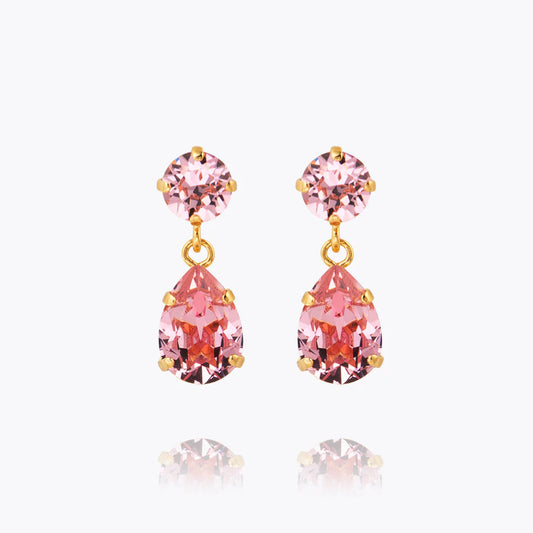 CAROLINE SVEDBOM Mini Drop earrings gold, Light rose