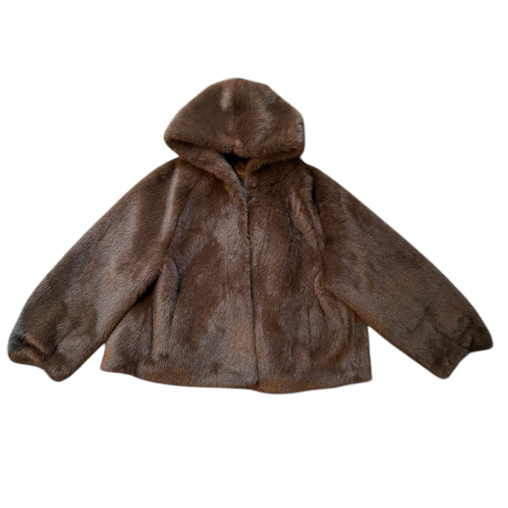 NOMA Verbier fuskepels jakke - Minkbrun