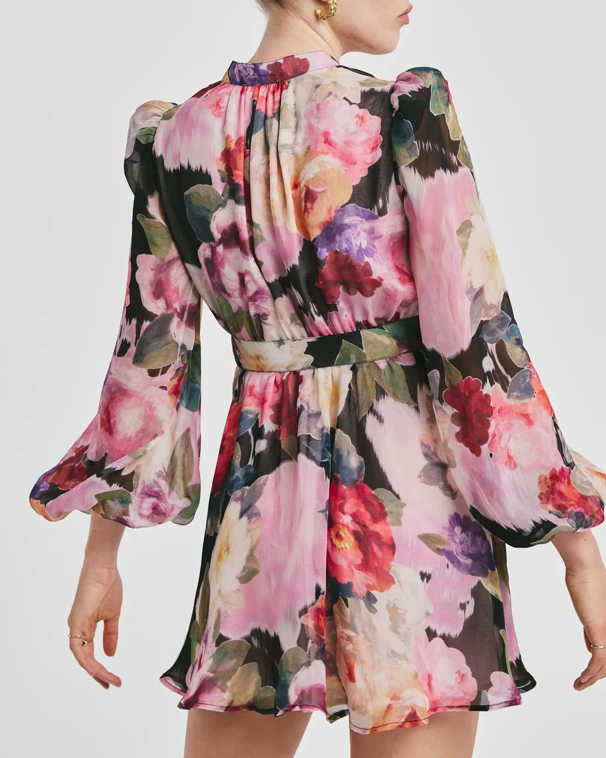 BY TIMO Organza Mini Dress Winter Breeze