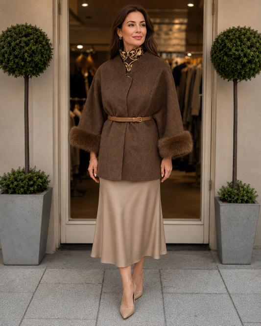 Ane Mone Fashionista Jacket, Brown