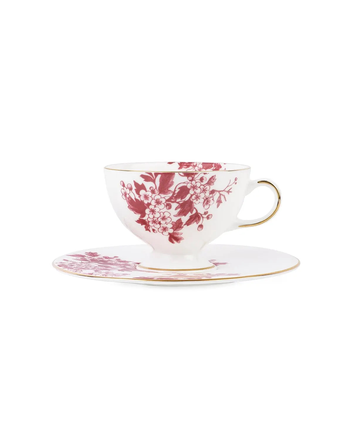 byTimo Coffee Cup and Sauser, Burgundy