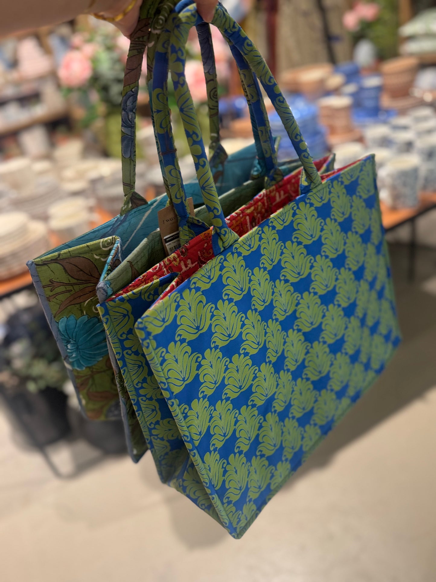 I WAS A SARI tote bag