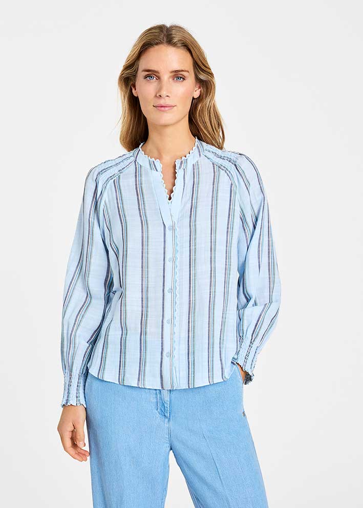 GUSTAV bluse Kora, blå