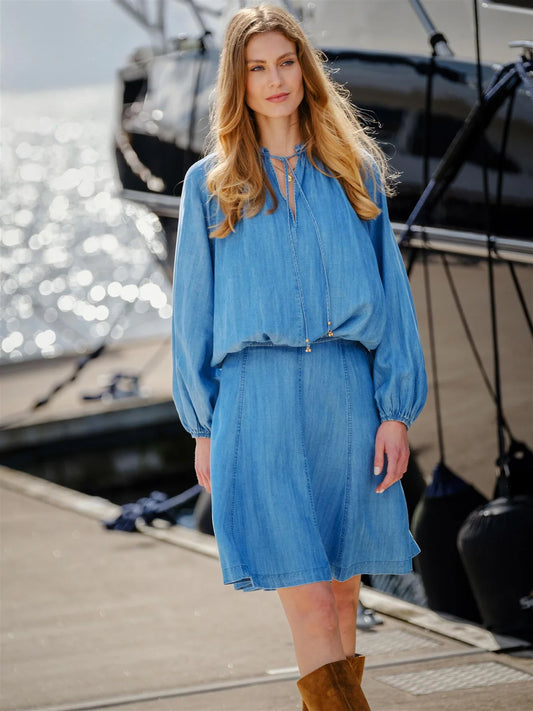 ANE MONE Amina skjort, denim