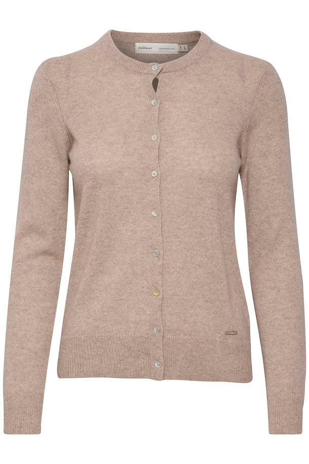 INWEAR Lukka Cardigan, Beige Melange.