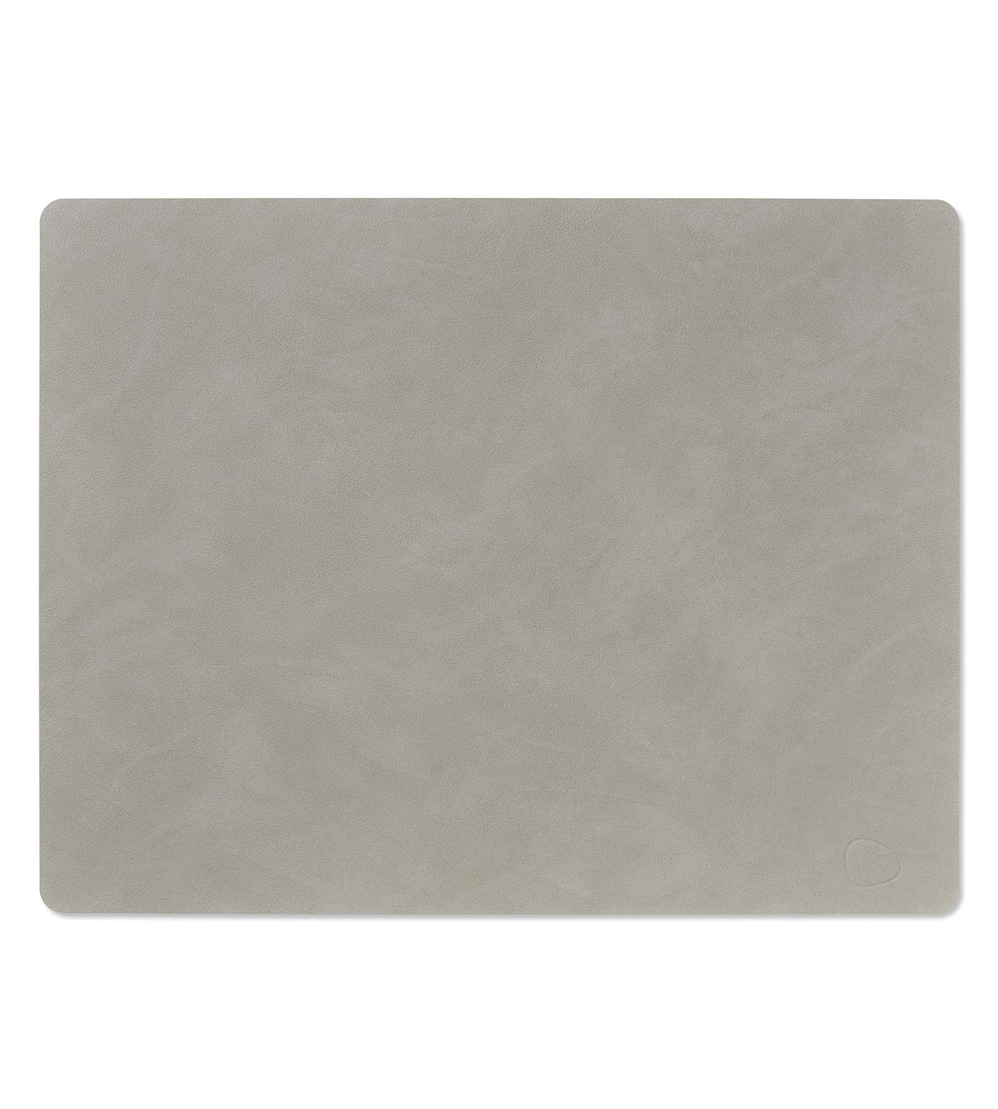 LINDDNA Bordbrikke square Hippo, light grey