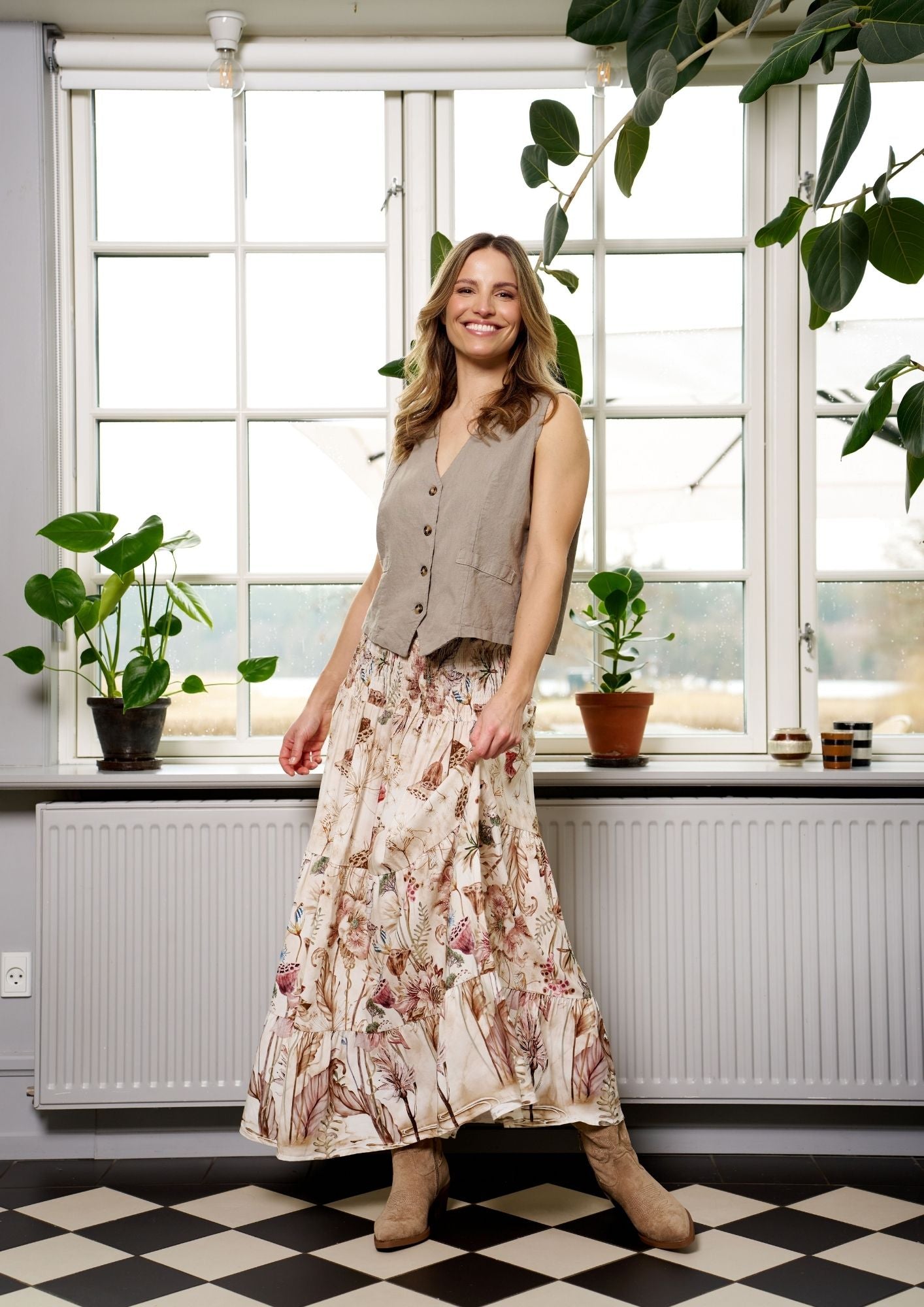 Marta du Château skjørt Princess, beige