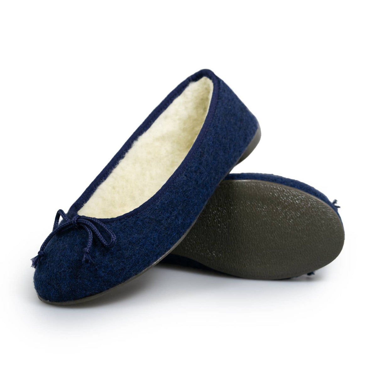 Warm Marino ballerinas shoes to be at home
