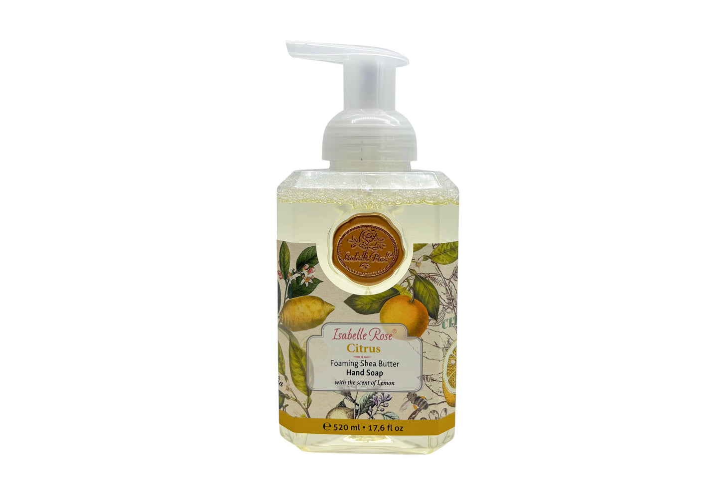 Foaming shea butter soap Citrus 520 ml Isabelle Rose