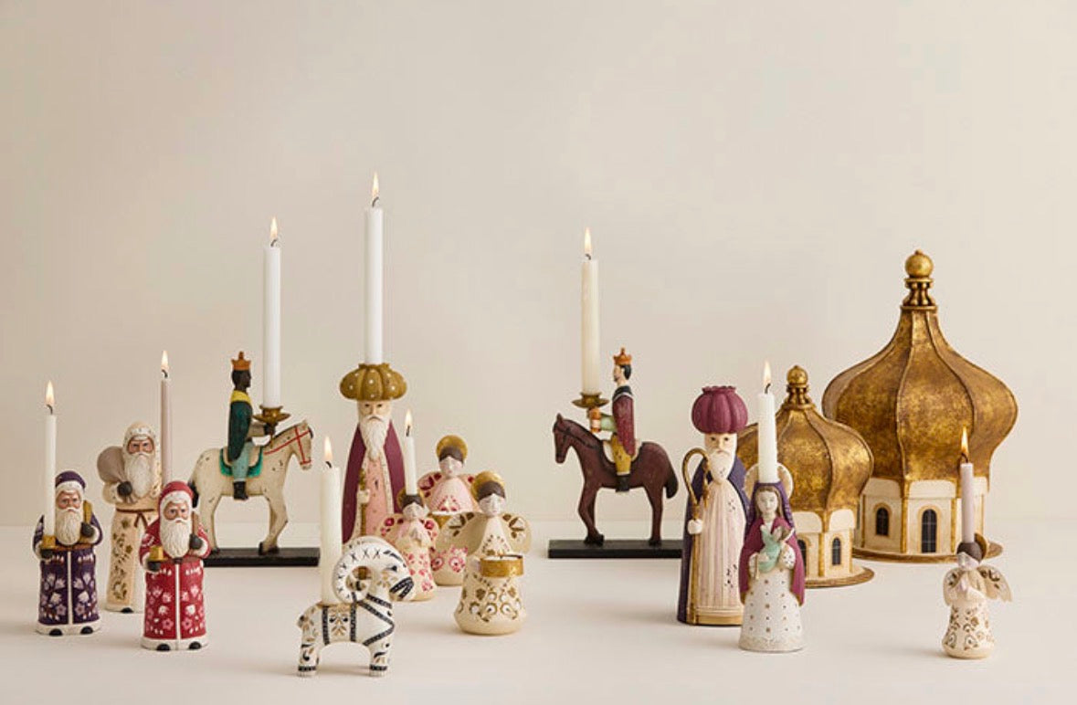 Lysestake Mary Ruby H20cm