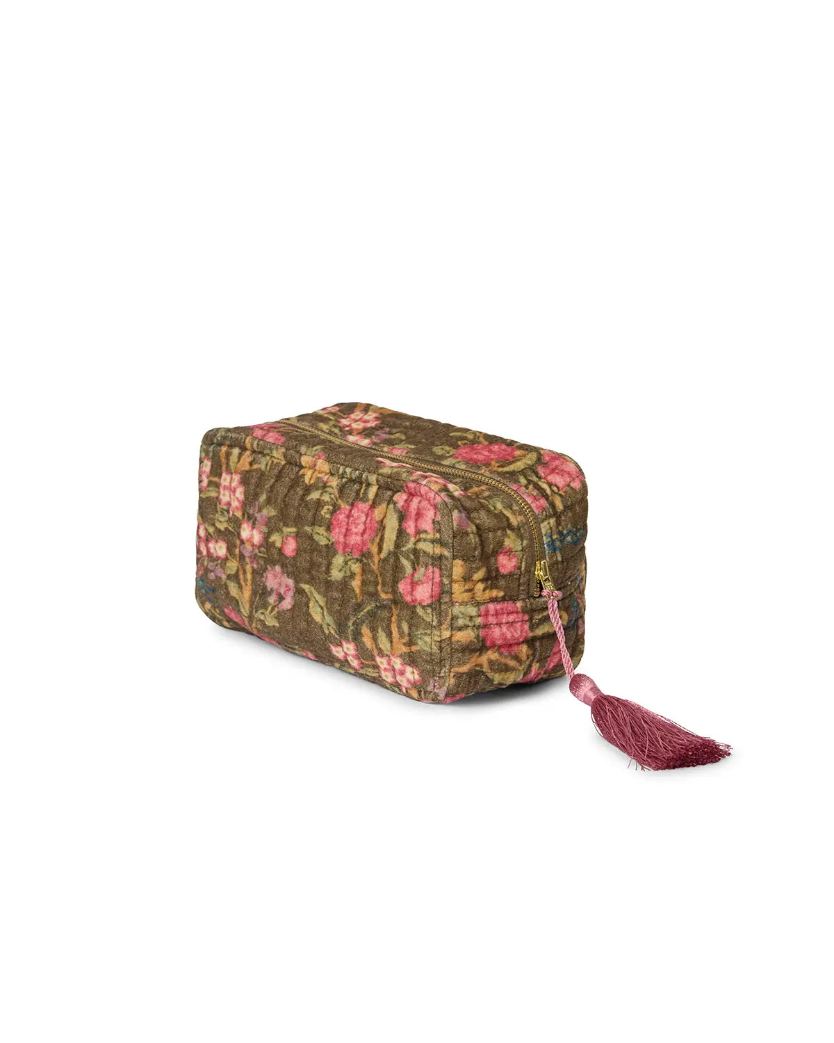 BY TIMO Cosmetic Bag Velvet, green meadow