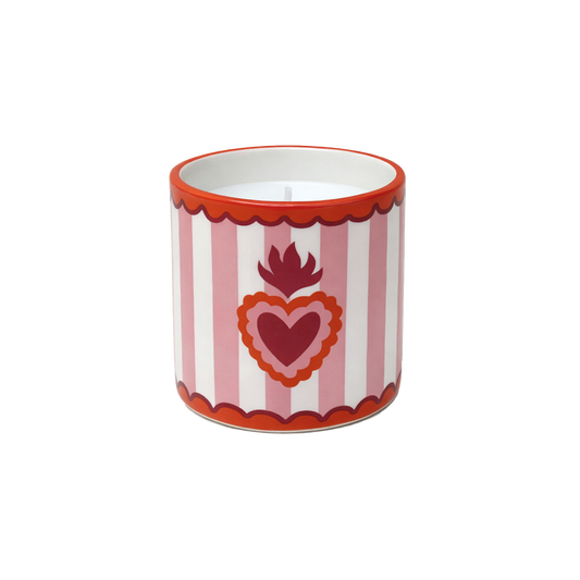 Citronella ex-voto candle, Ø8 × H8 cm