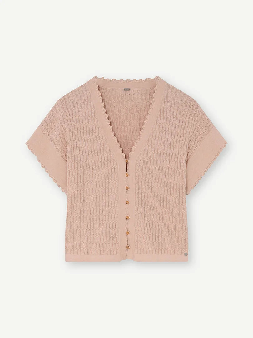 Gustav Carly Knit Cardigan, Peach