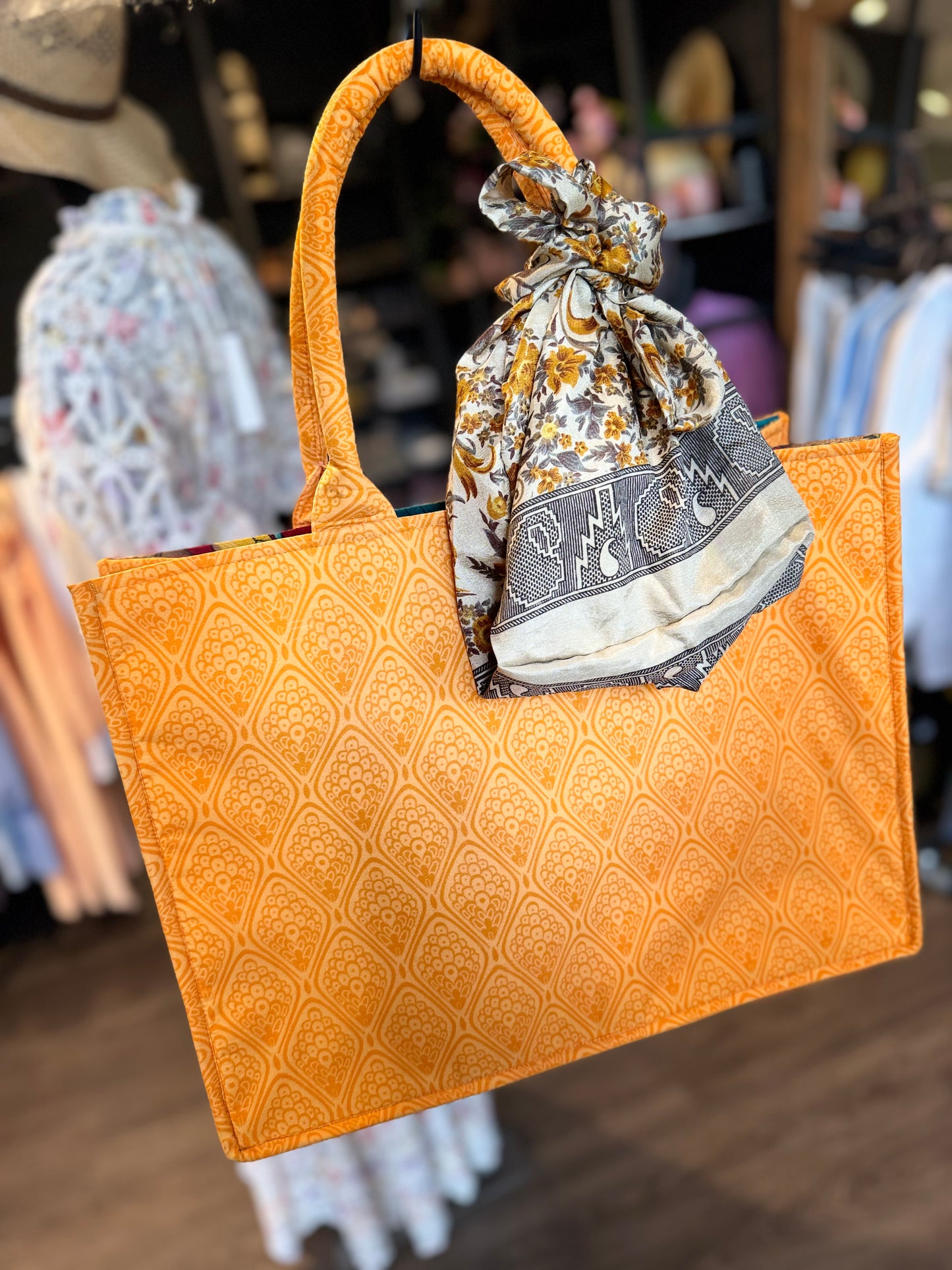 I WAS A SARI tote bag