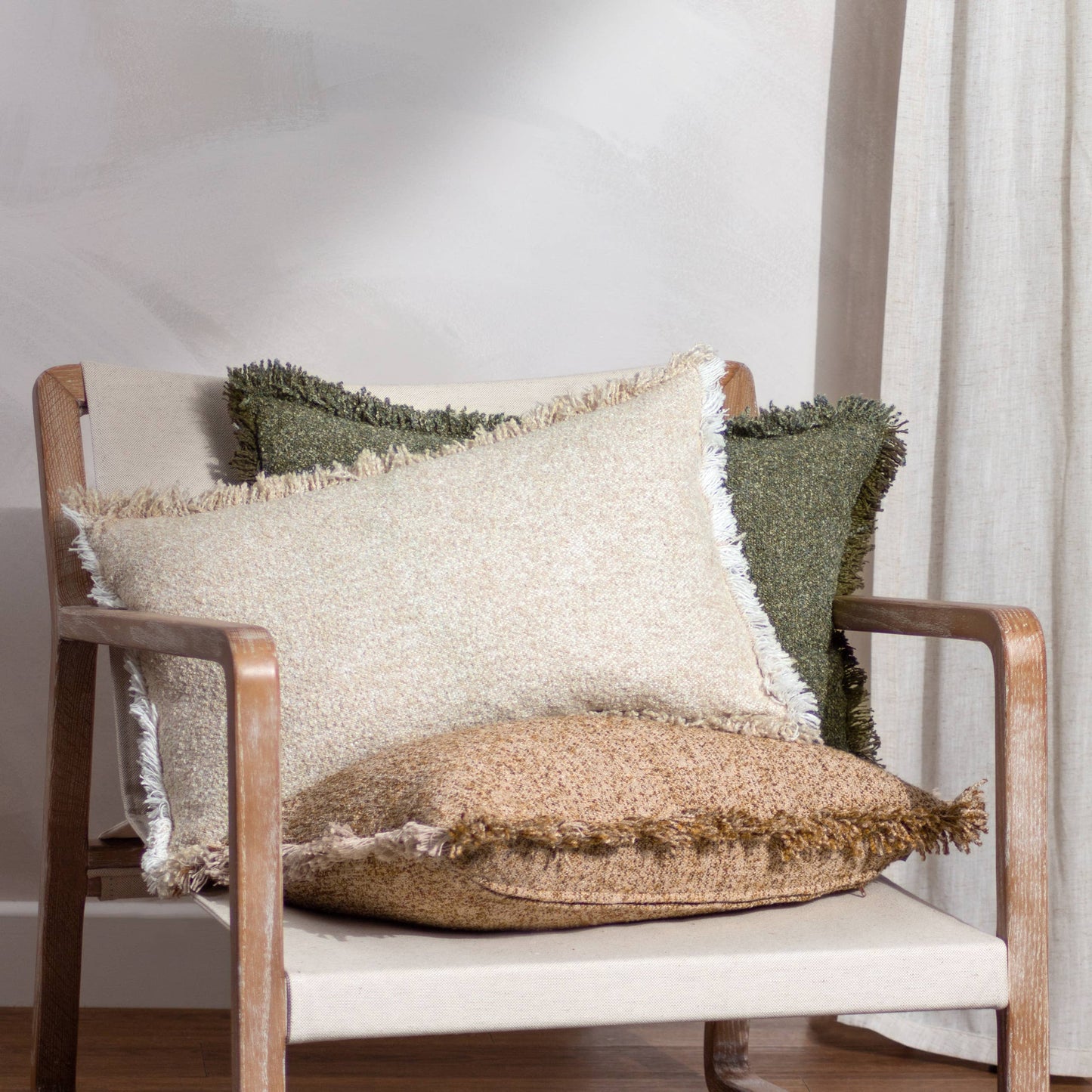 Doze Cushion Natural: Natural / Cover Only / 40 x 60cm
