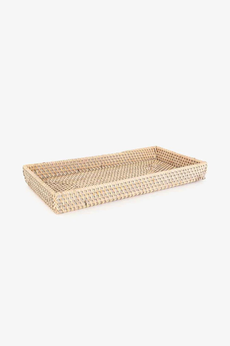 LAMA Avlangt brett rattan, naturbeige