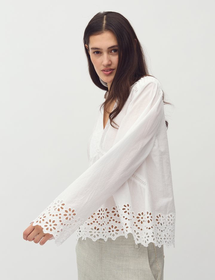 Mybm Belizia-M Blouse - White