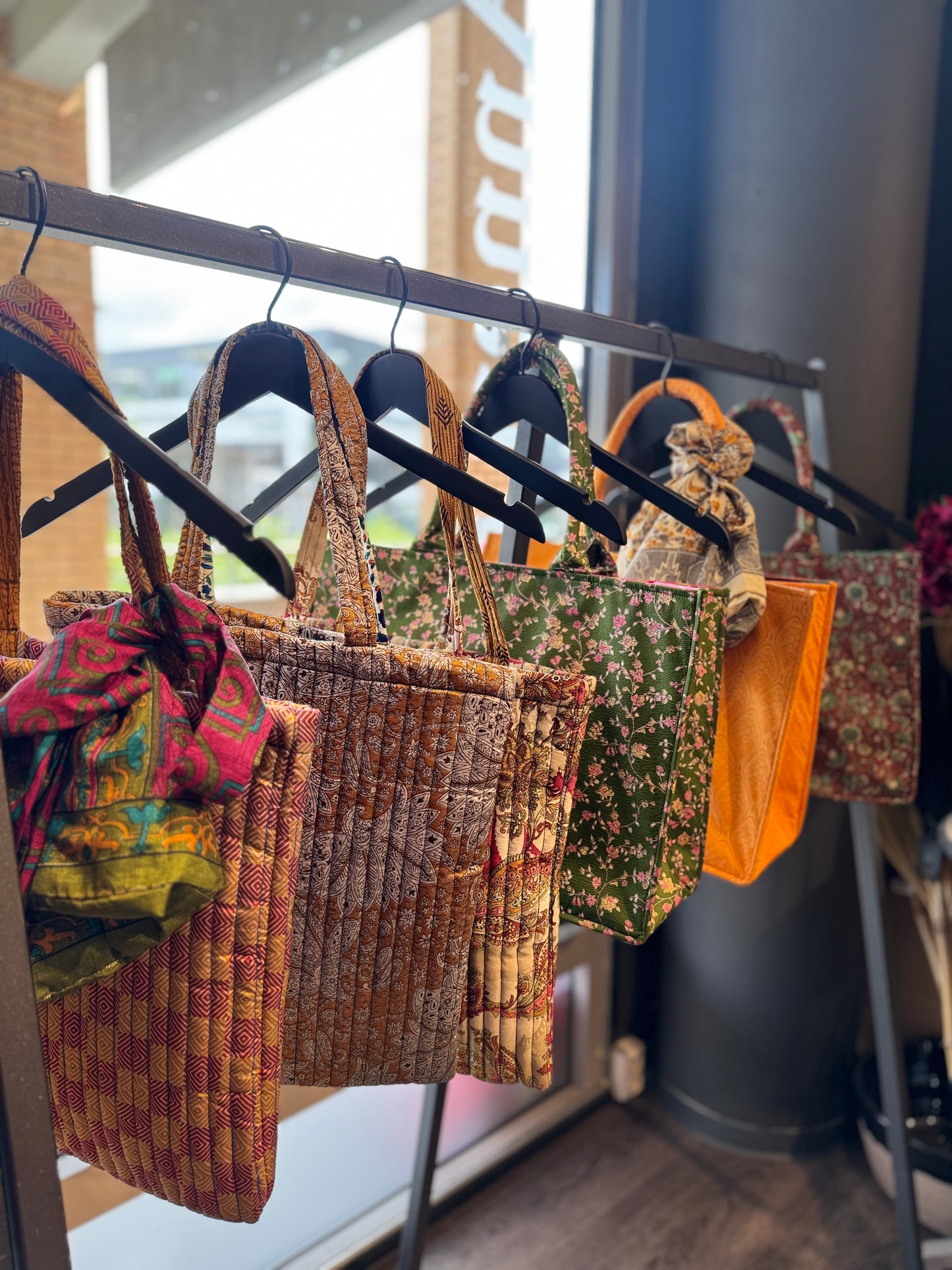 I WAS A SARI tote bag