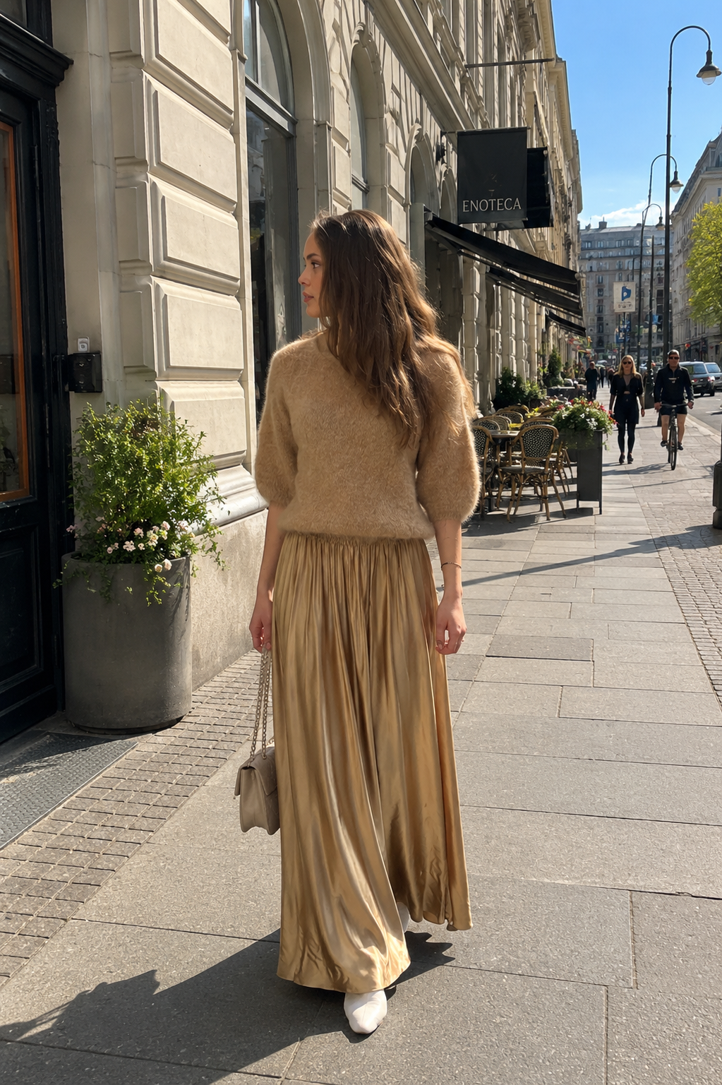 From Paris With Love Mohair T-shirt - Camel