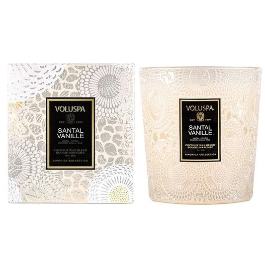 Classic Boxed Candle, Santal vanille