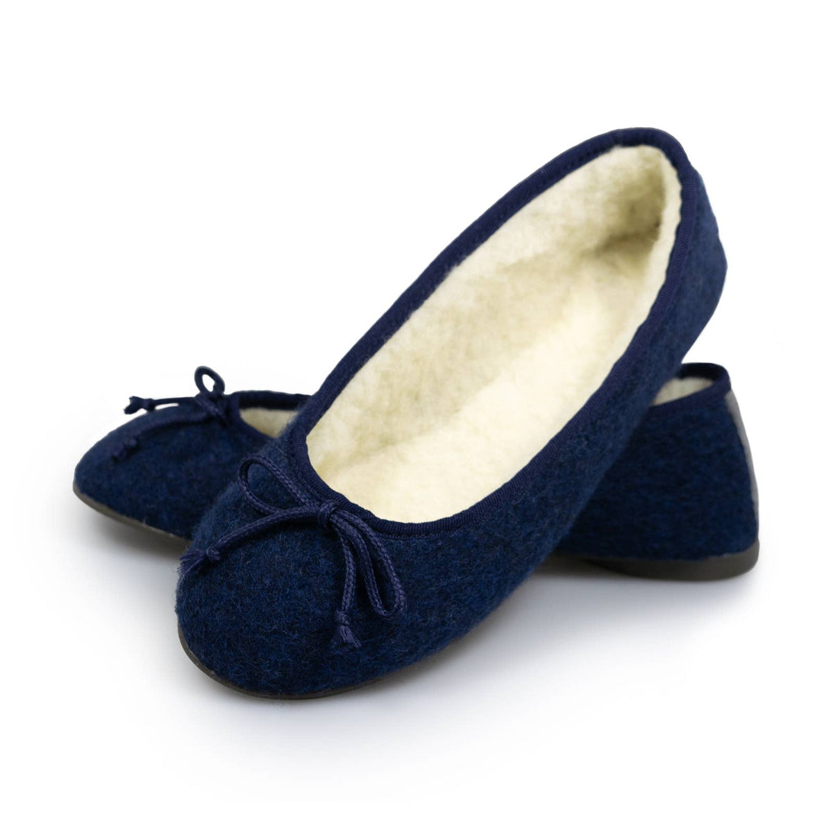 Warm Marino ballerinas shoes to be at home