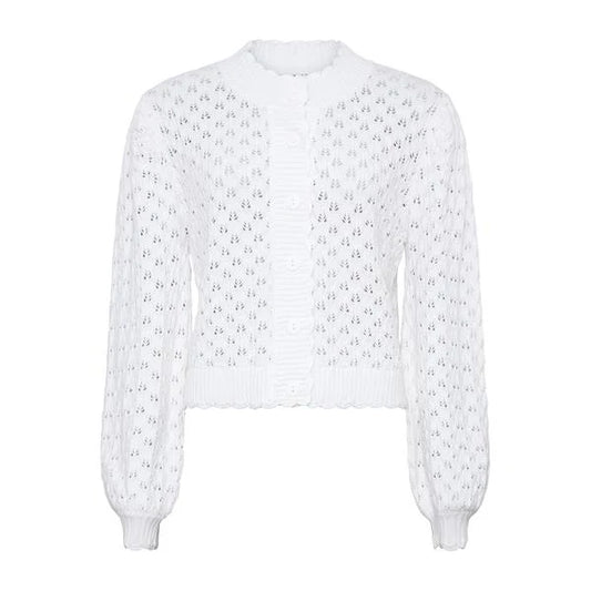 ANE MONE Alexandra Cardigan - White