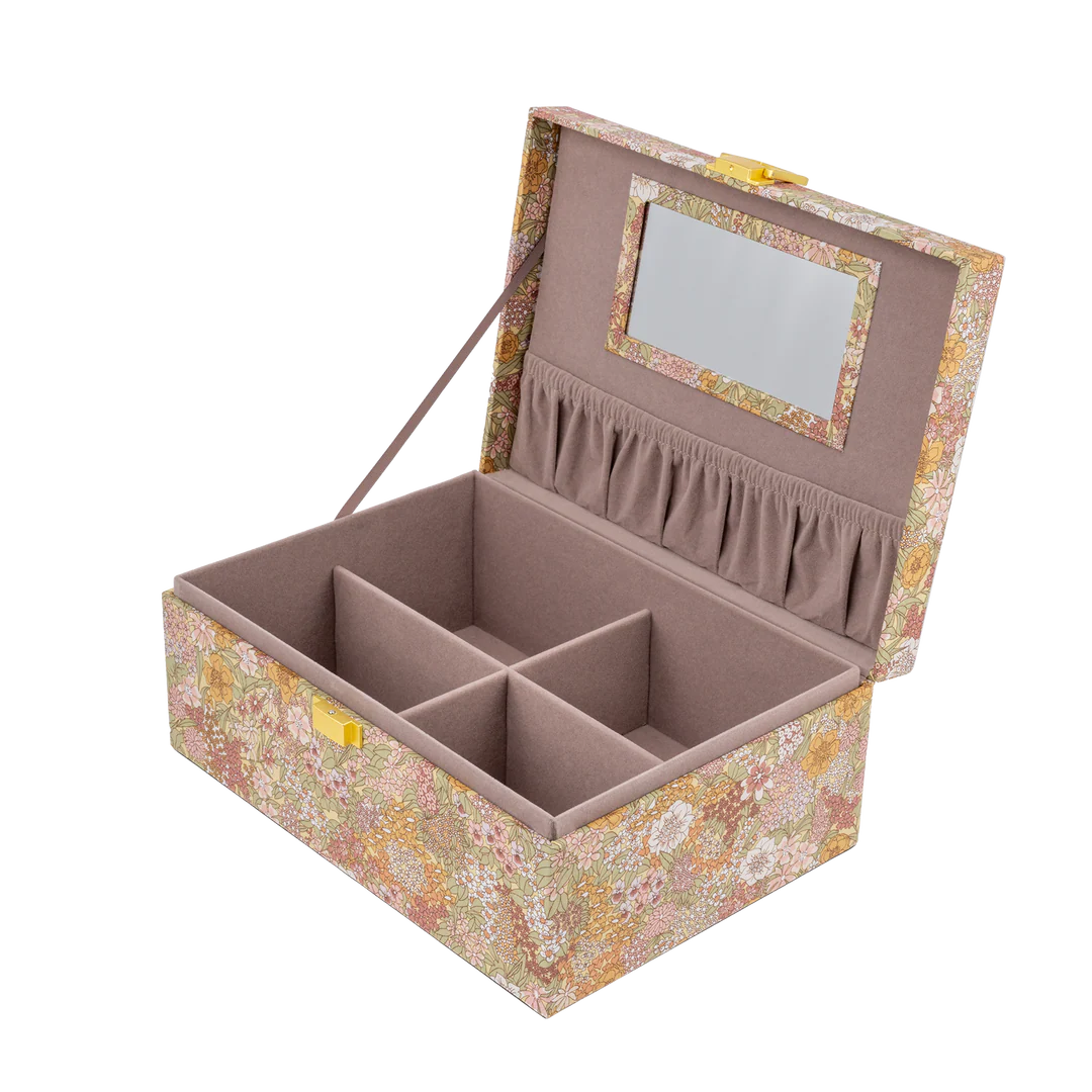 BON DEP Jewelry box square mw Liberty Katie and Millie Green