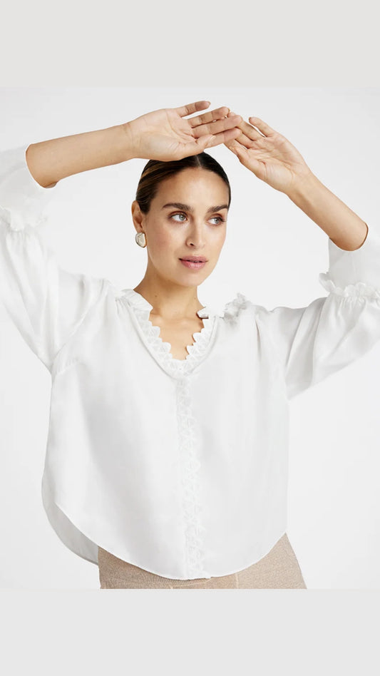 GUSTAV bluse Sira, antique white