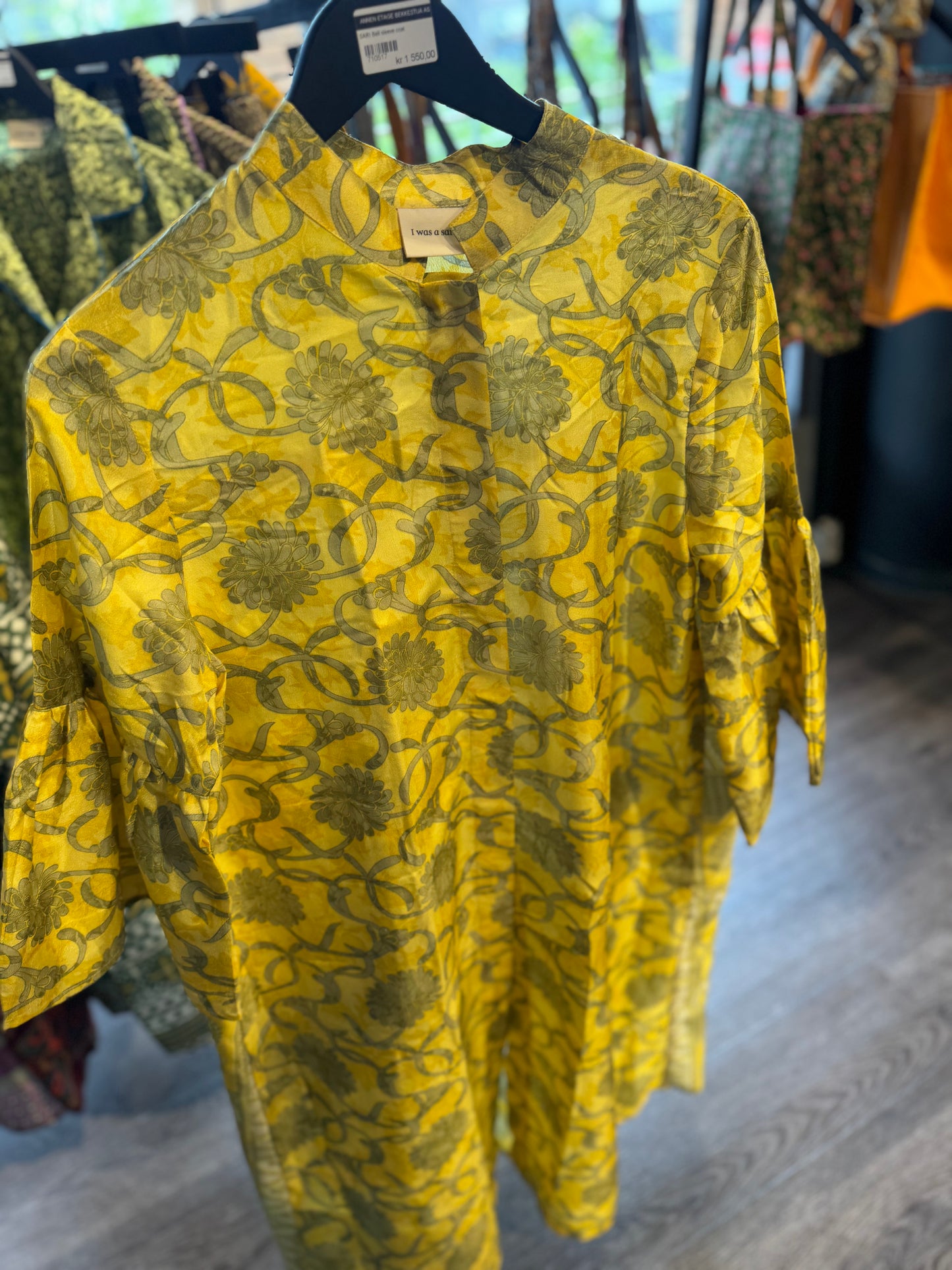 I WAS A SARI Bell Sleeve Coat