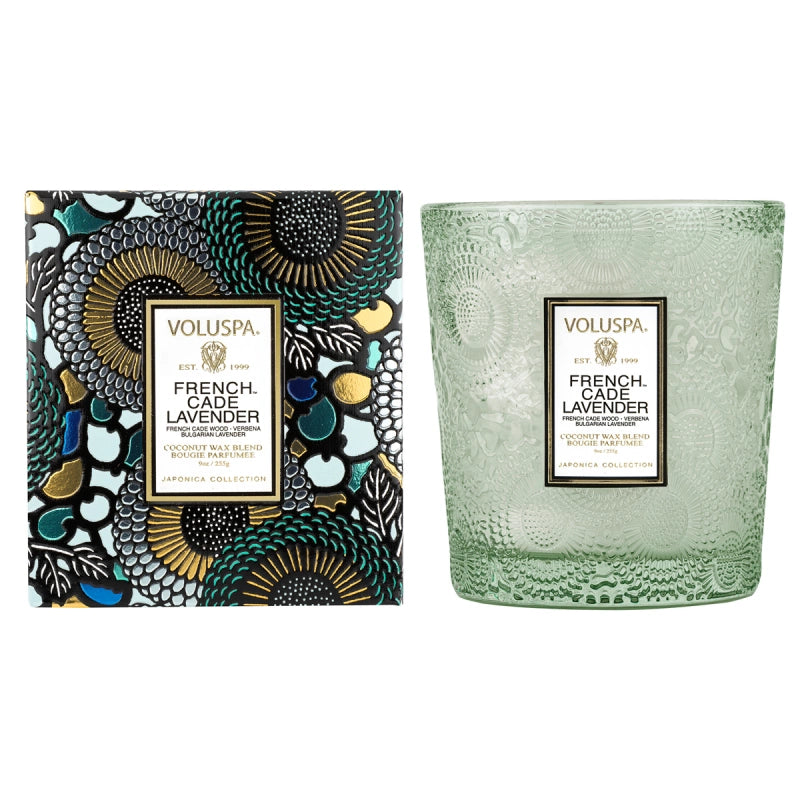 Classic Boxed Candle, French cade & Lavendel