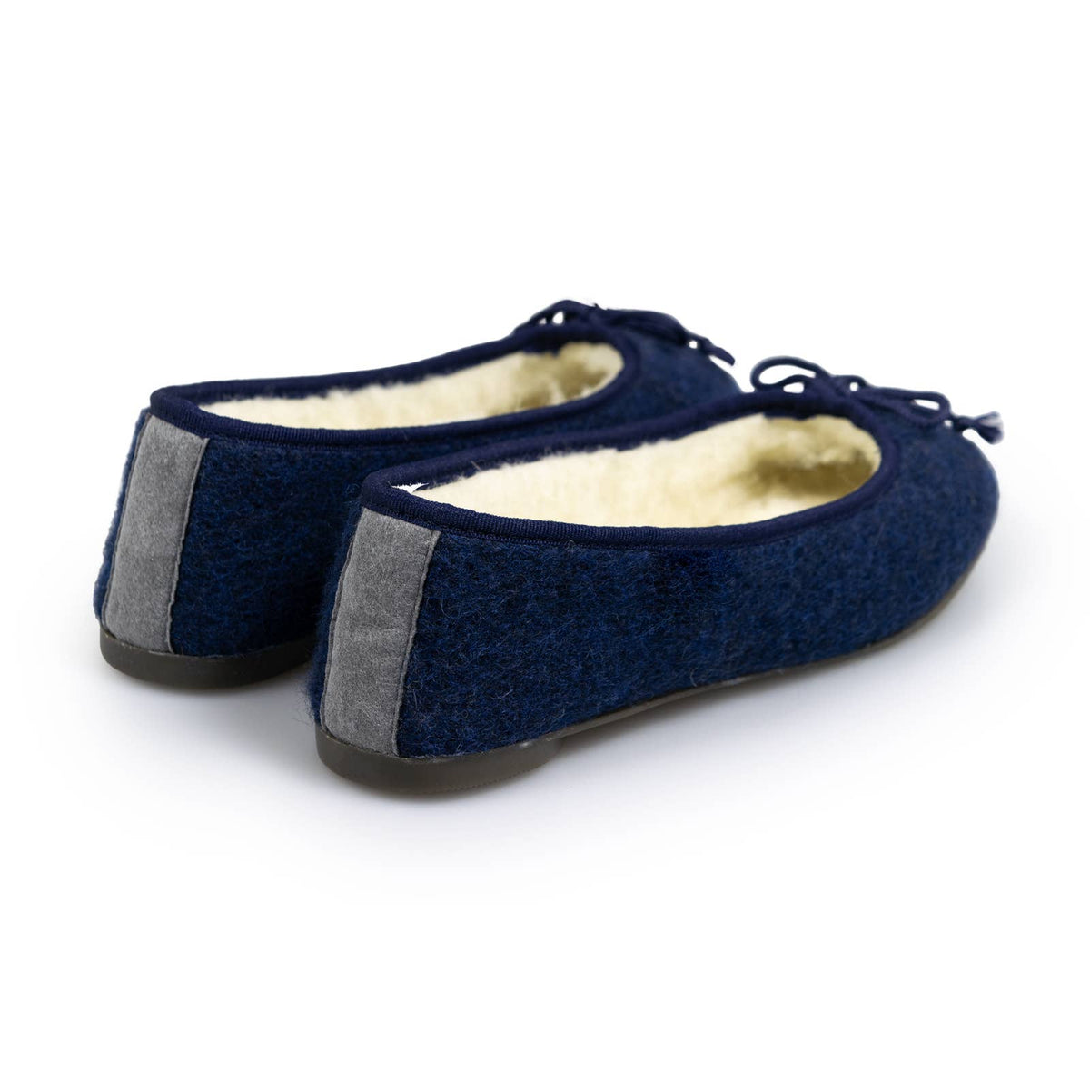 Warm Marino ballerinas shoes to be at home