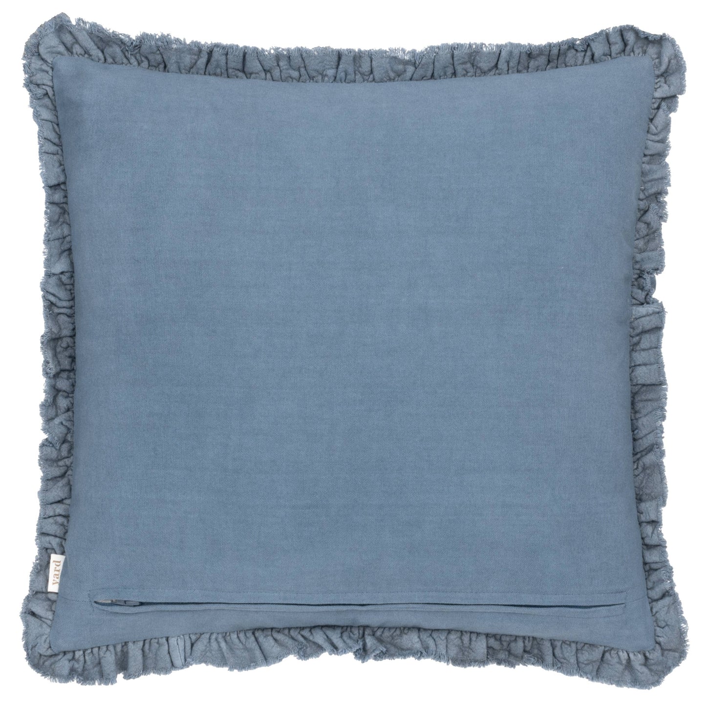 Bertie Washed Cotton Velvet Cushion Ink: Ink / Cover Only / 45 x 45cm