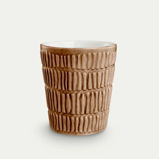 MATEUS Stripes Mug 30cl Cinnamon