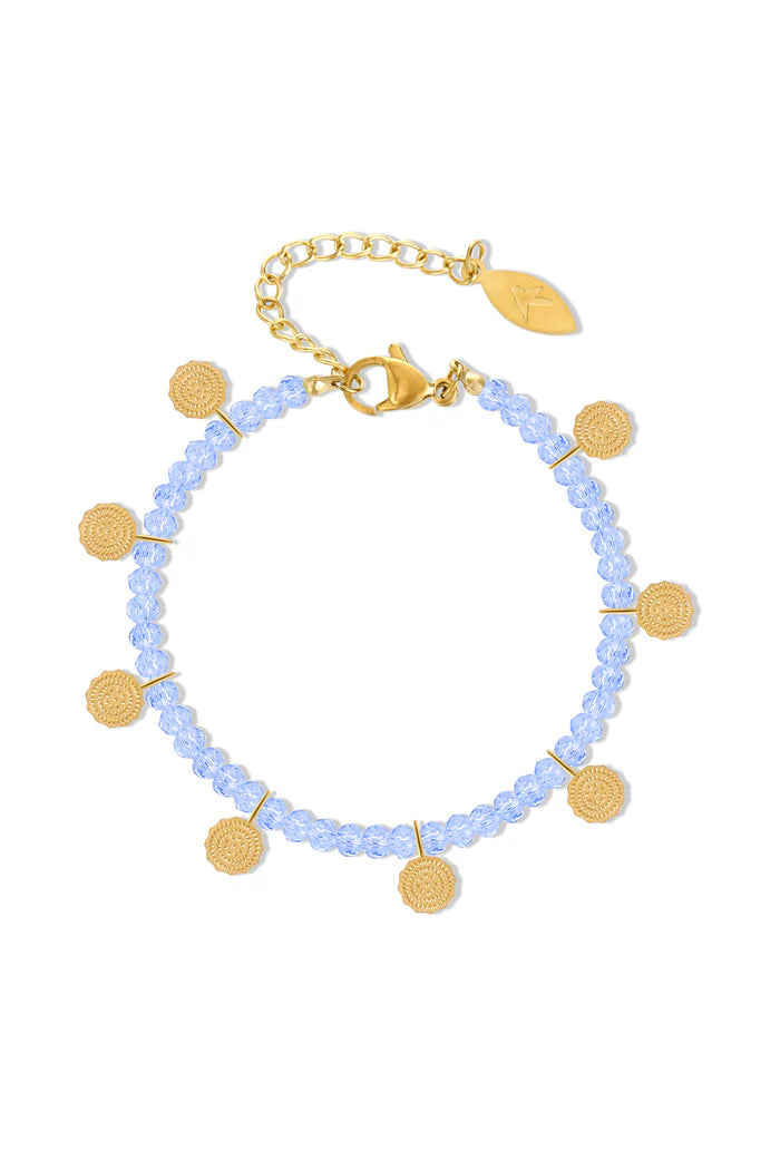 CAMILLA ØHRLING Allie coin Bracelet, Blue