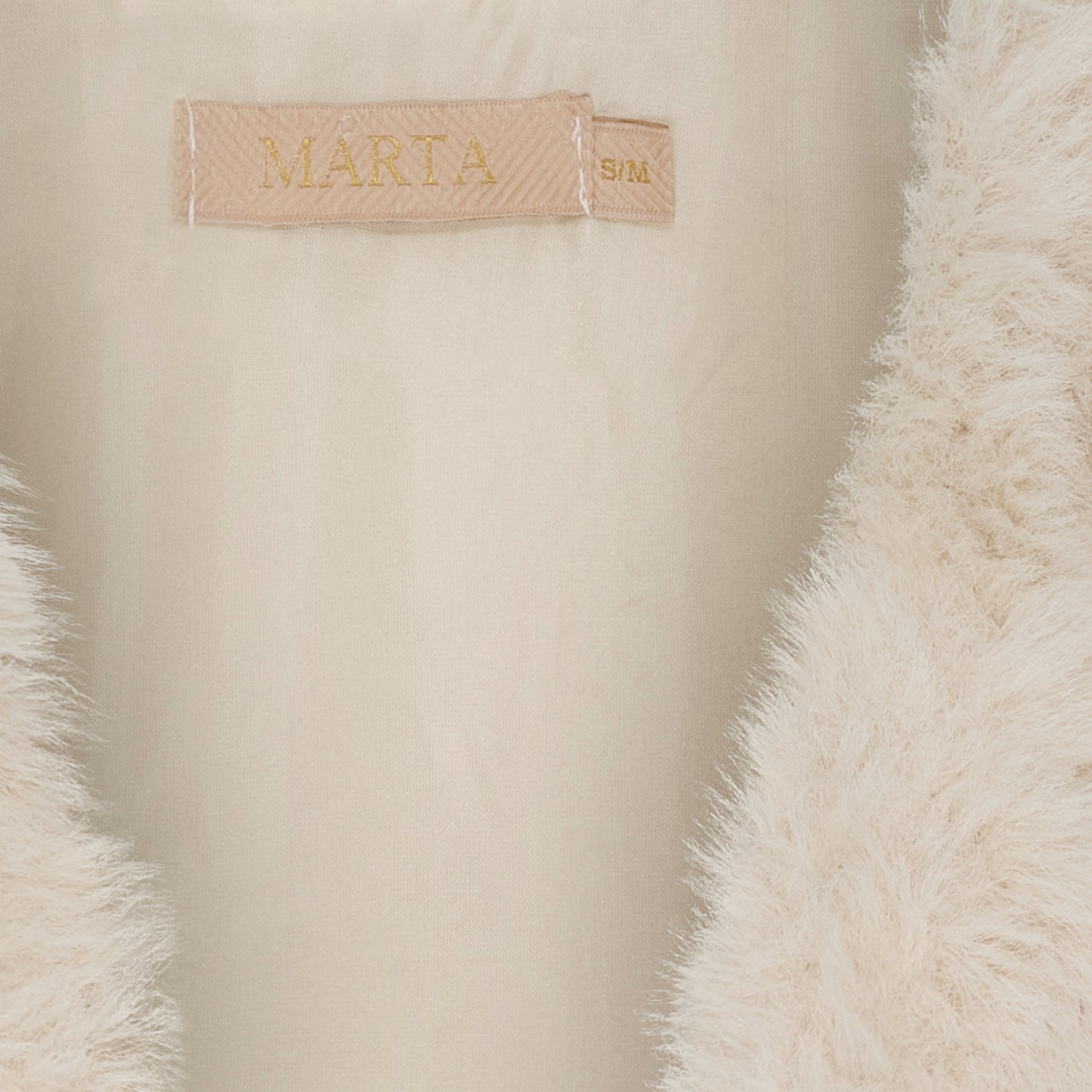 MARTA DU CHATEAU Arlette Vest, beige