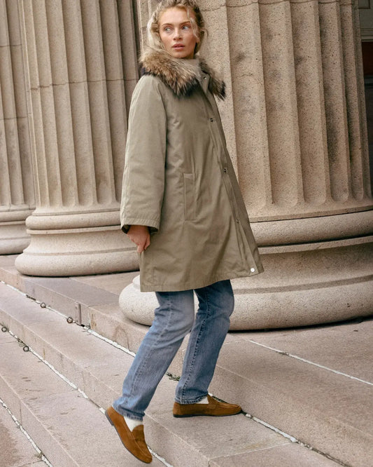 By Timo Padded A-line Parka