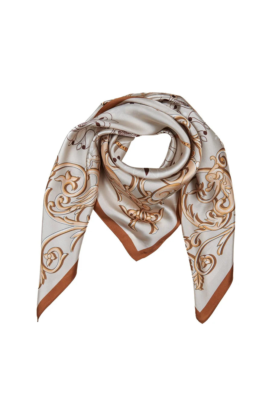 ANE MONE Lola Silk Scarf, sand