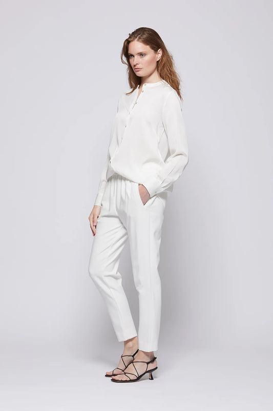 Heartmade Maple silk shirt, white